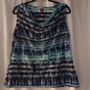 Sleeveless Cowl neck top